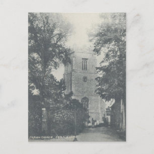 Vintage Style Earls Colne Church Postcard