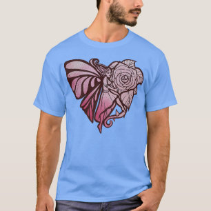 Vintage Style Fairy Garden RoseT-Shirt T-Shirt