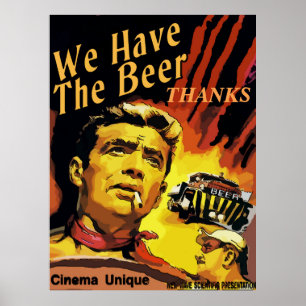 Vintage Style Fake Cinema, edit text Poster