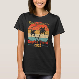 Vintage Style Family Vacation 2022 Florida Naples  T-Shirt