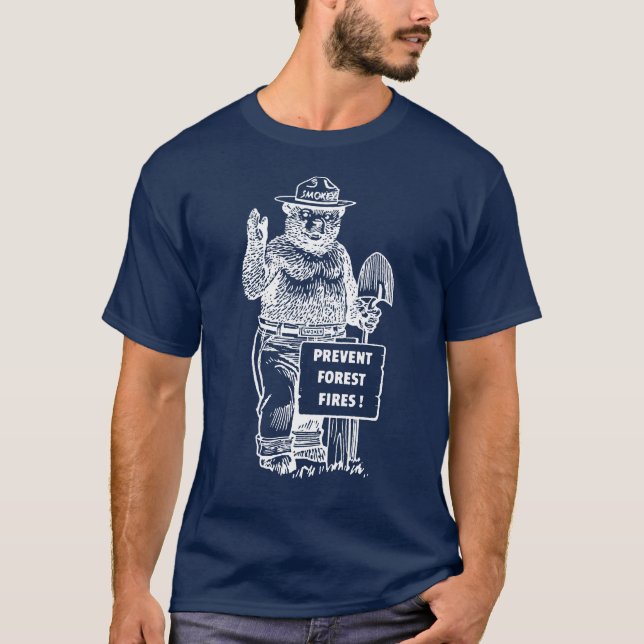 Vintage-Style Fire Prevention T-Shirt (Front)