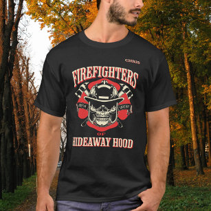 Vintage Style Firefighters of Hideaway Hood T-Shirt