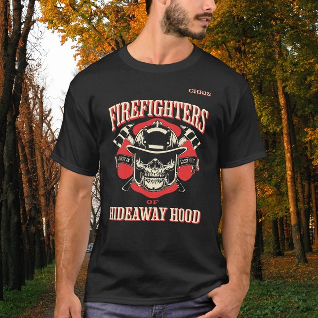 Vintage Style Firefighters of Hideaway Hood T-Shirt (Creator Uploaded)