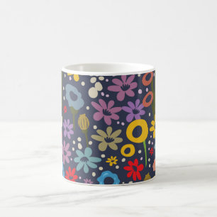 Vintage style Floral pattern Coffee Mug