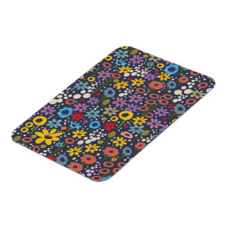 Vintage style Floral pattern Magnet