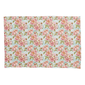 Vintage style floral pattern  pillowcase