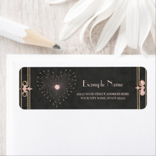 Vintage style frame with intricate floral designs