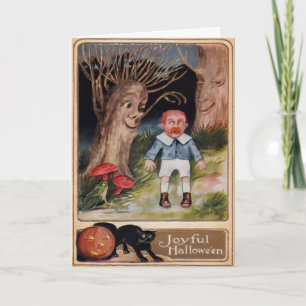 Vintage Style Halloween Card