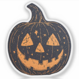 Vintage Style Halloween Pumpkin