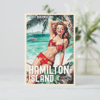 Vintage Style Hamilton Island Travel Card