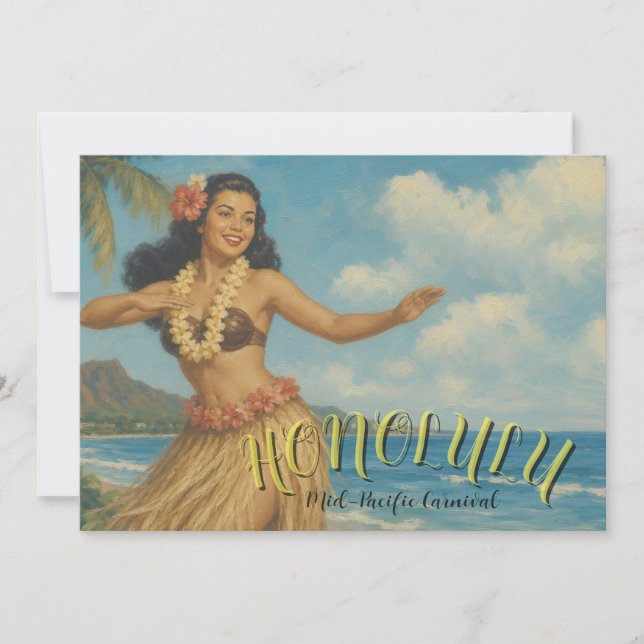 Vintage Style Hawaii Travel (Front)