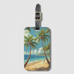 Vintage Style Hawaiian Travel Aloha From Hawaii Luggage Tag