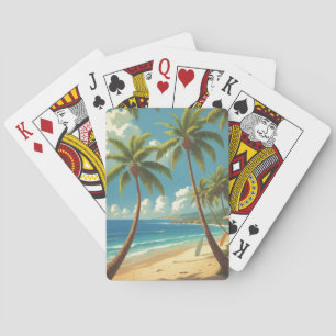 Vintage Style Hawaiian Travel Aloha From Hawaii Playing Cards