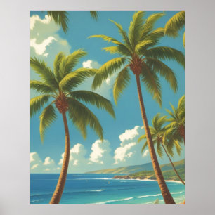 Vintage Style Hawaiian Travel Aloha From Hawaii Poster