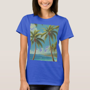 Vintage Style Hawaiian Travel Aloha From Hawaii T-Shirt