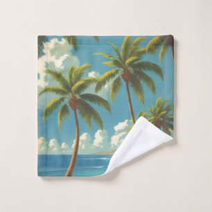 Vintage Style Hawaiian Travel Aloha From Hawaii Wash Cloth