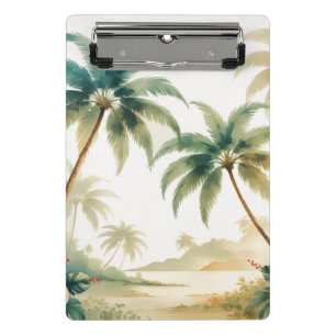 Vintage Style Hawaiian Travel Honolulu Mini Clipboard