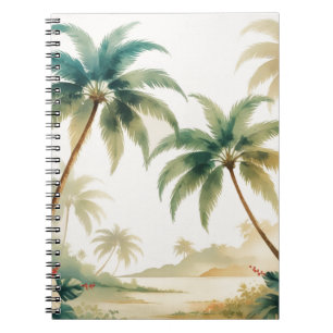 Vintage Style Hawaiian Travel Honolulu Notebook