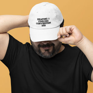 Vintage-Style Heating and Cooling Convention Embroidered Hat