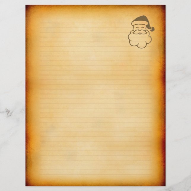 Vintage Style Holiday Letterhead (Front)