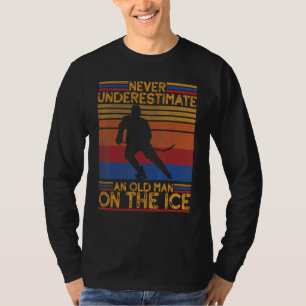Vintage Style Ice Hockey For Hockey Team Hockey Co T-Shirt
