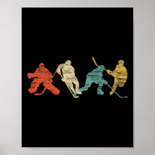 Vintage Style Ice Hockey  Poster