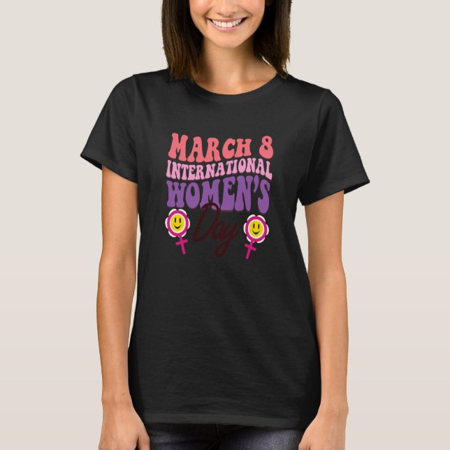 Vintage Style International Womens Day T-Shirt (Front)