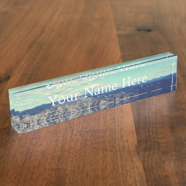 Vintage style landscape photography nameplate (Side)