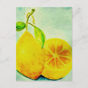 Vintage Style Lemons Postcard