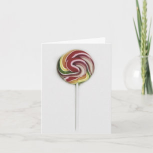 VINTAGE STYLE LOLLIPOP GREETING CARD