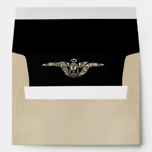 Vintage Style Memento Mori Envelope