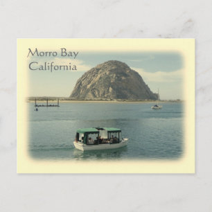 Vintage Style Morro Bay Postcard! Postcard