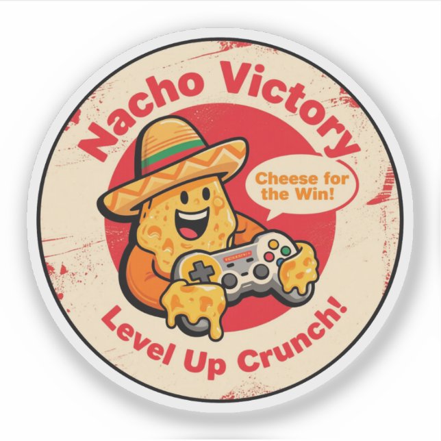 Vintage Style Nacho Chip with Sombrero & Controlle (Front)