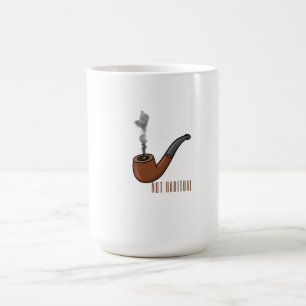 Vintage Style Not Habitual Coffee Mug