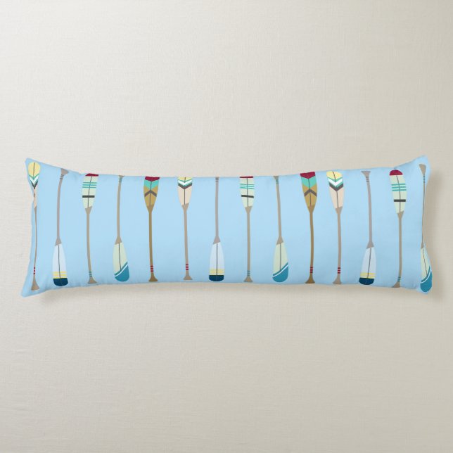 Vintage-style Oars Body Cushion (Front)
