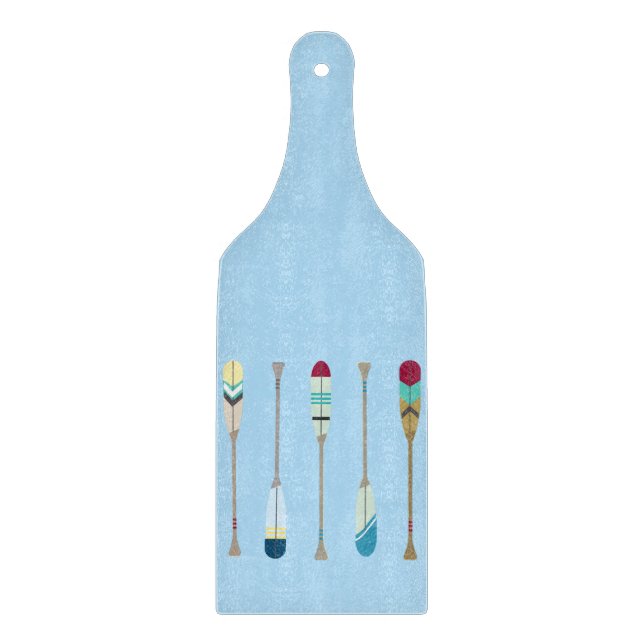 Vintage-style Oars Cutting Board (Front)