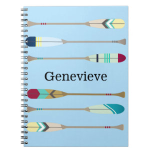 Vintage-style Oars Notebook