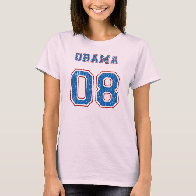 Vintage Style Obama Tee - Election 2008 (Front)