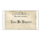 Vintage Style Old Parchment Add Your Name Label