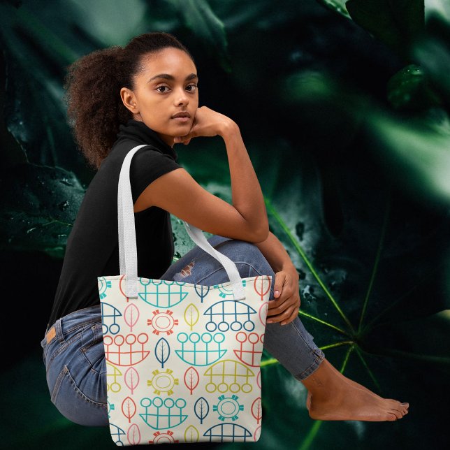 Vintage style pastel tote bag (Creator Uploaded)