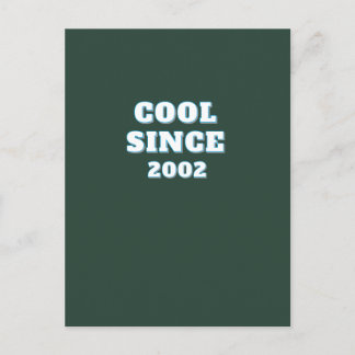 Vintage Style Personalised Year Shirt - Cool Since Postcard