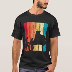 Vintage Style Piano Pianist Piano Musician T-Shirt