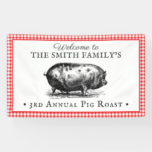 Vintage Style   Pig Roast Event Banner