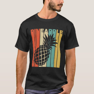 Vintage Style Pineapple Silhouette T-Shirt