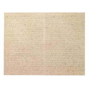 Vintage style, Plain junk journal pages, lined,  Notepad