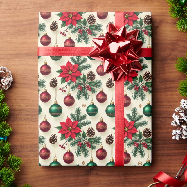 Vintage Style Retro Holiday Gift Wrap  (Creator Uploaded)