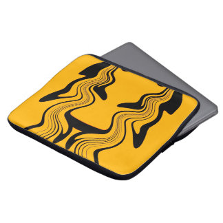 Vintage Style Retro Motivational Typography Quote Laptop Sleeve