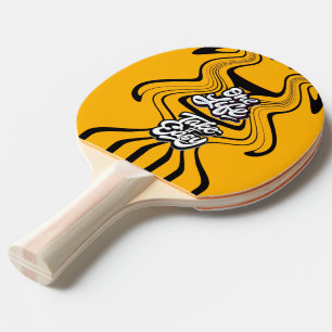 Vintage Style Retro Motivational Typography Quote Ping Pong Paddle
