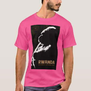Vintage-Style Rwanda Travel Poster T-Shirt