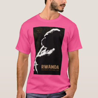 Vintage-Style Rwanda Travel Poster T-Shirt